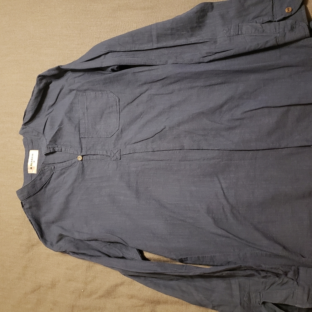 One Button Dress Shirt
